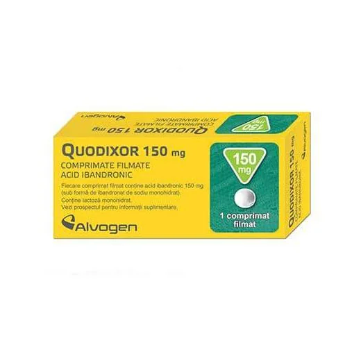 Quodixor 150mg, 1 comprimat, Alvogen