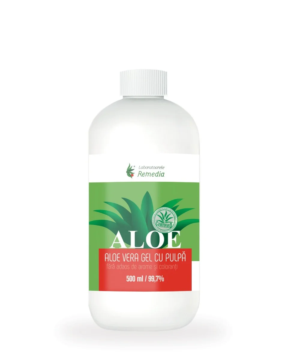 Aloe Vera gel, 500ml, Laboratoarele Remedia