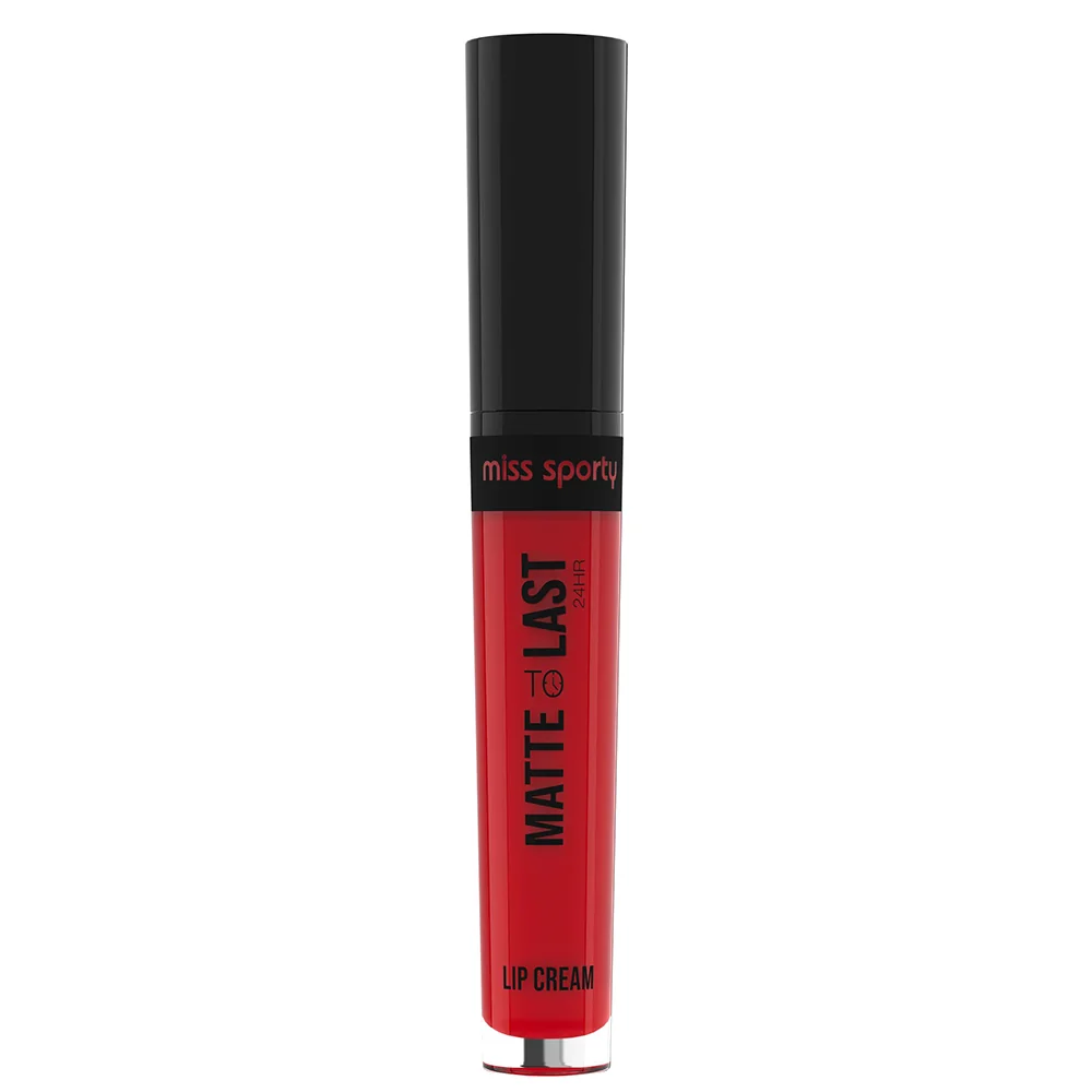 Ruj lichid Matte to Last 24H 300 Vivid Red, 3.7ml, Miss Sporty