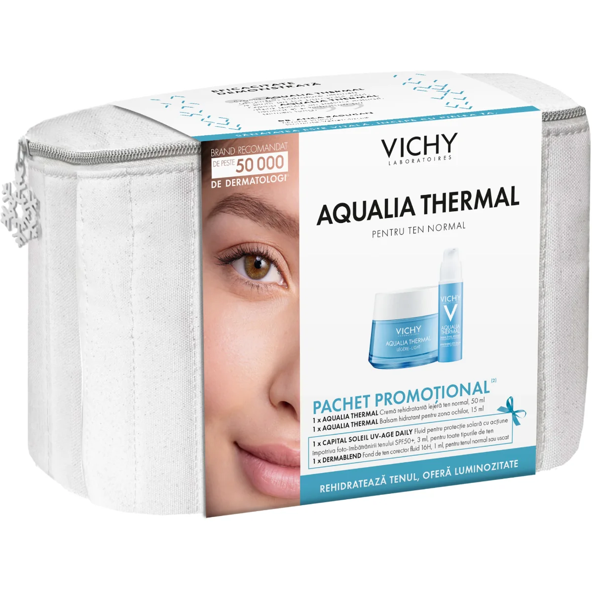 Pachet Aqualia Thermal pentru ten normal, 50ml + 15ml, Vichy