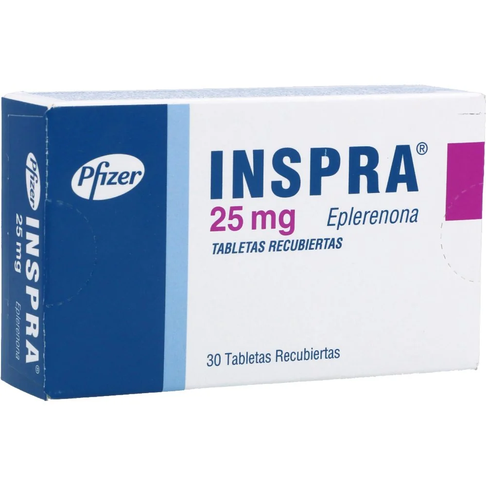 Inspra 25mg, 30 comprimate filmate, Pfizer