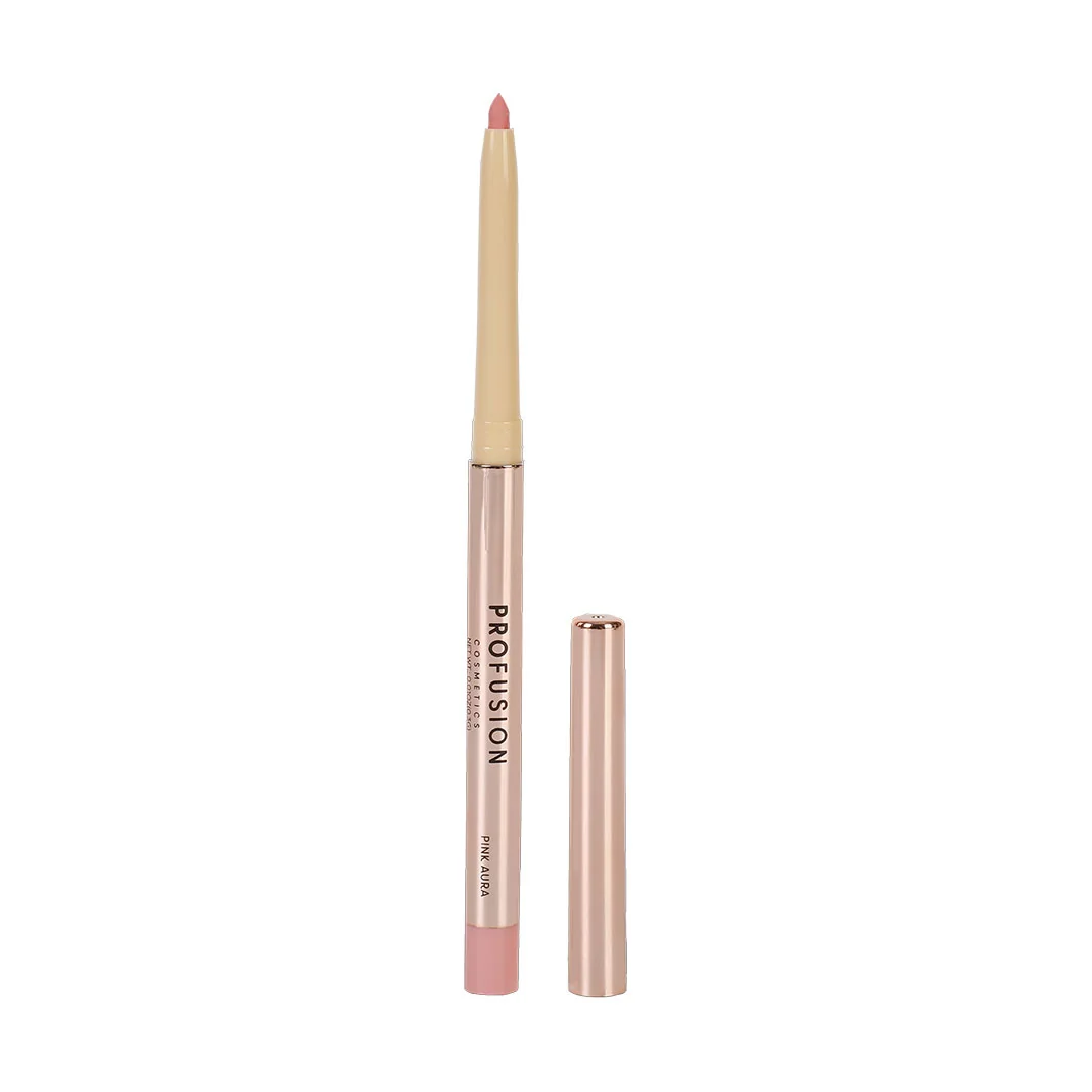 Set Luciu de buze 3.5ml + Creion de buze satinat Envy Pink Aura 0.3g, Profusion Cosmetics 