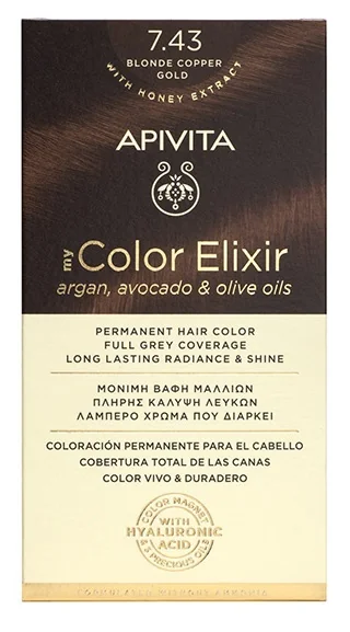 Apivita My Color Elixir Vopsea de par, N7.43