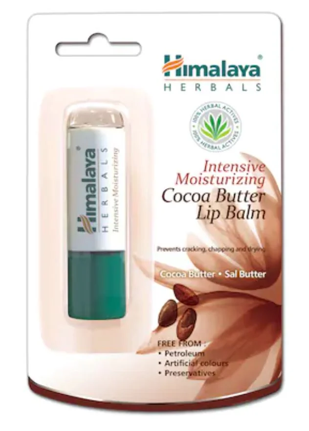 Balsam de buze cu unt de cacao, 4,5g, Himalaya