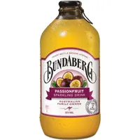 Bautura carbogazoasa cu suc de fructul pasiunii fara alcool Bundaberg, 375ml, SanoVita