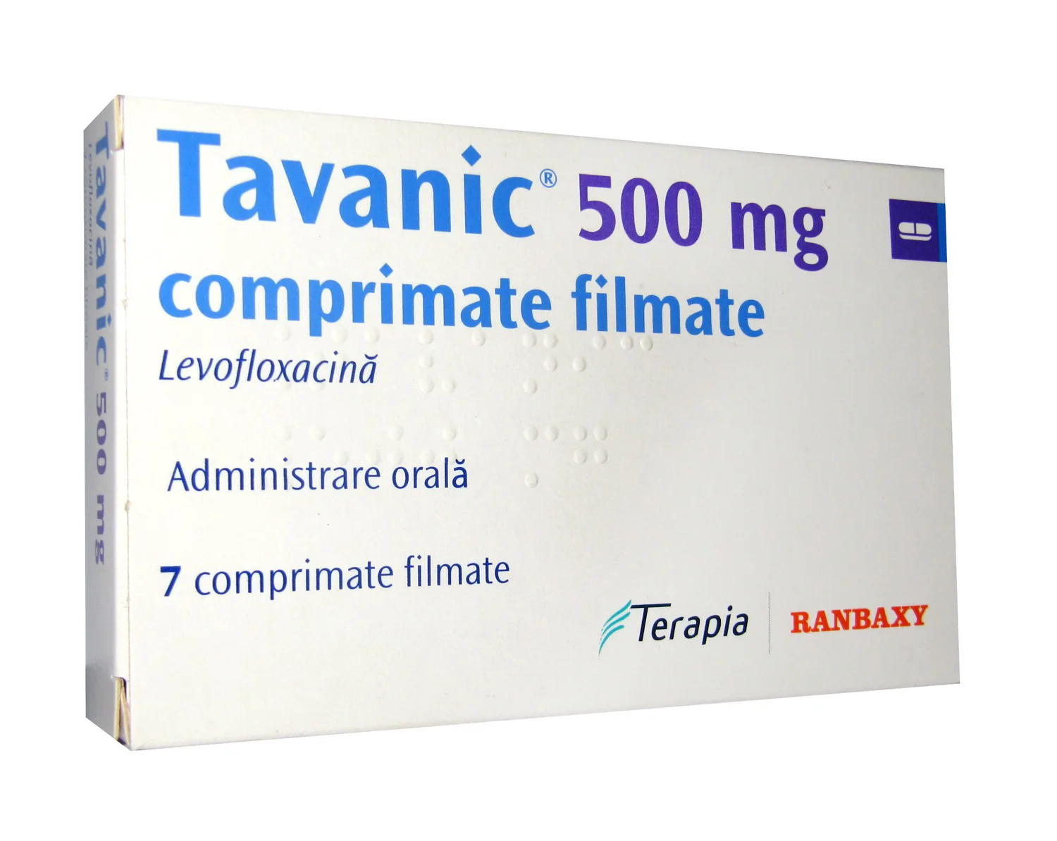 Tavanic 500mg, 7 comprimate filmate, Terapia