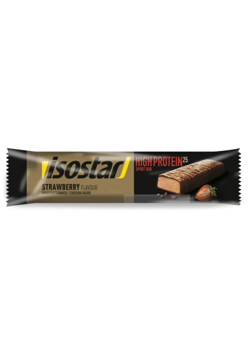 Baton High Protein cu aroma de capsuni, 35g, Isostar 