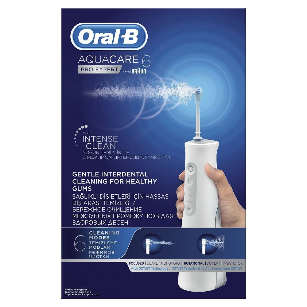 Irigator bucal Aqua Care Pro Expert Alb, 1 bucata, Oral-B