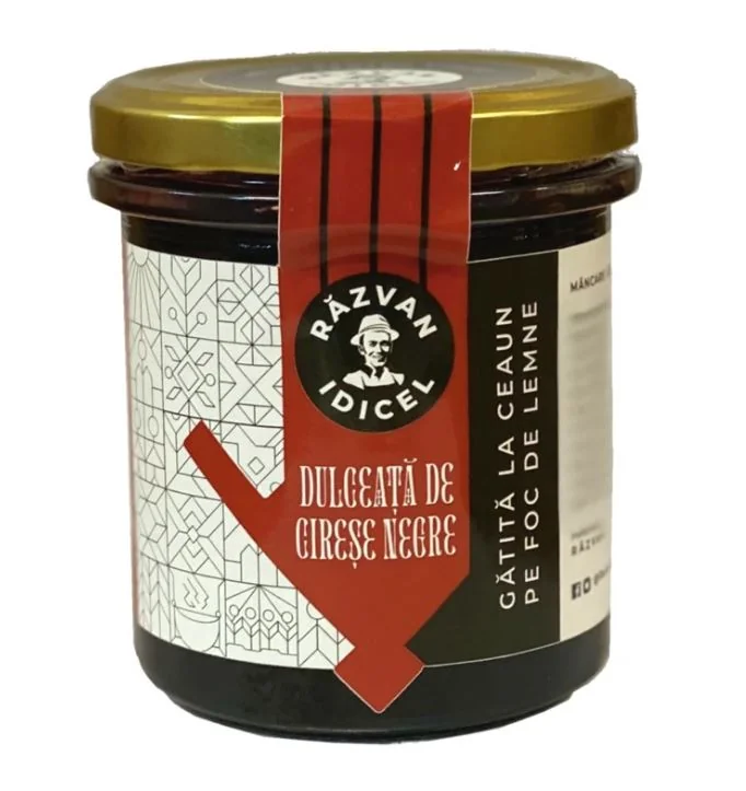 Dulceata de cirese negre, 380g, Razvan Idicel