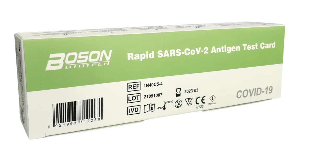 Test Rapid COVID Ag Lateral Nazal Self Test, 1 bucata, Boson 