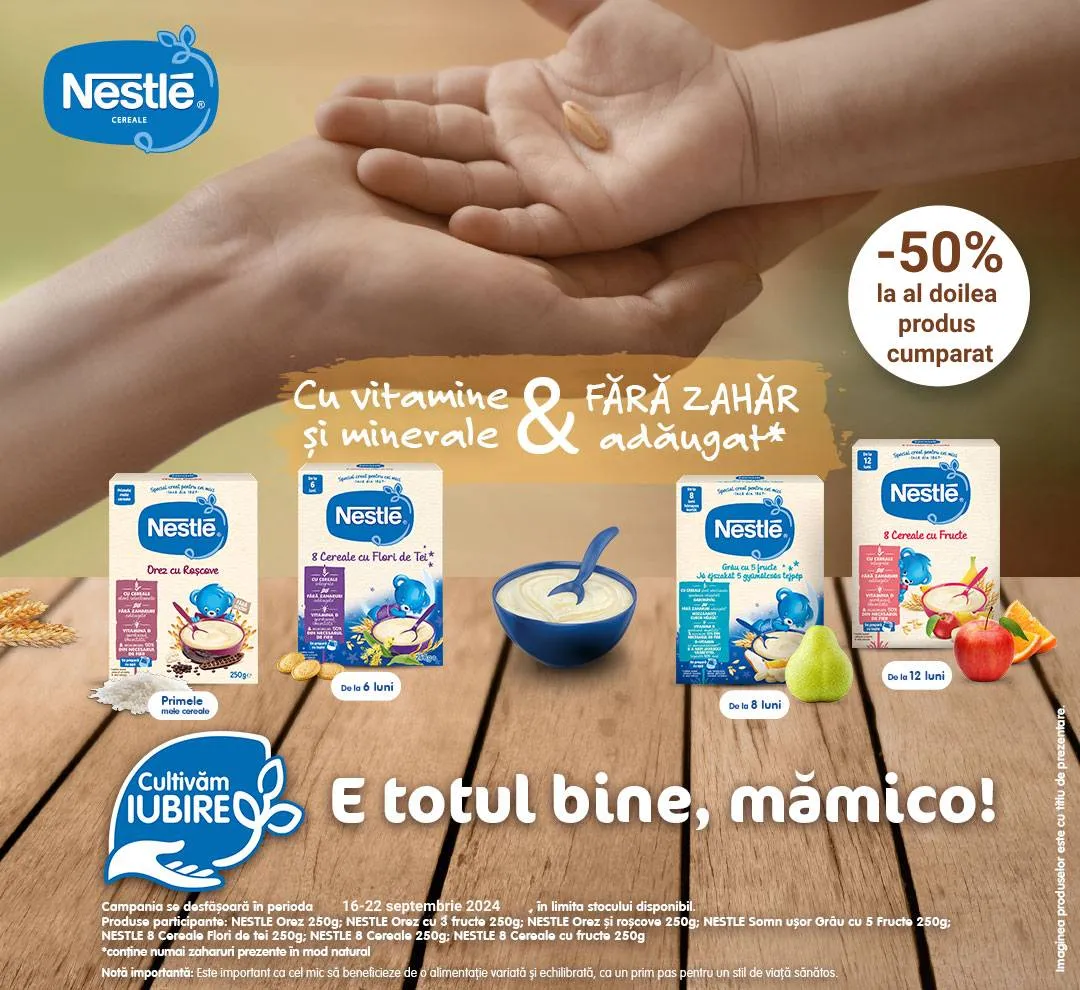 Max Deals Septembrie 2024 Nestle Cereale