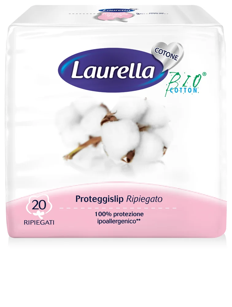 Protej Slip ambalate individual din bumbac organic Bio Cotton, 20 bucati, Laurella