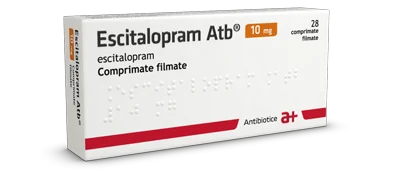 Escitalopram ATB, 10mg, 28 comprimate, Antibiotice 