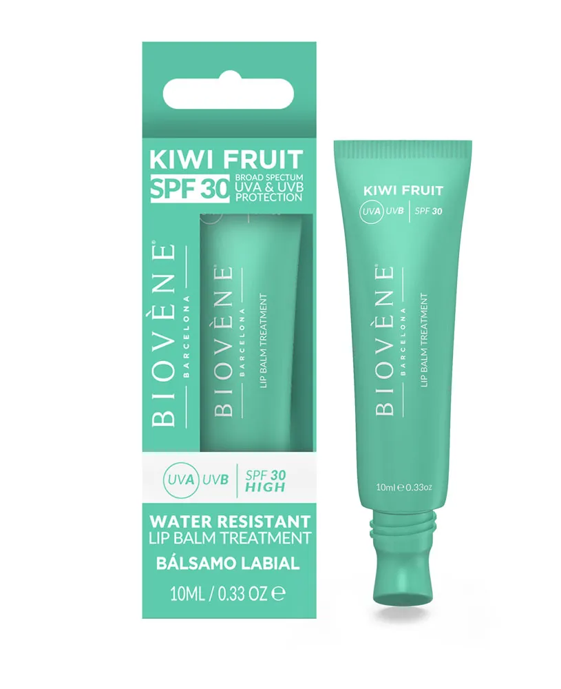 Balsam de buze hidratant SPF30 cu Kiwi, 10ml, Biovene 