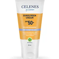 Crema pentru protectie solara ten uscat-sensibil Herbal cu SPF50, 50ml, Celenes