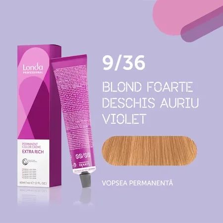 Vopsea de par permanenta 9/36 Extra Rich, 60ml, Londa Professional 