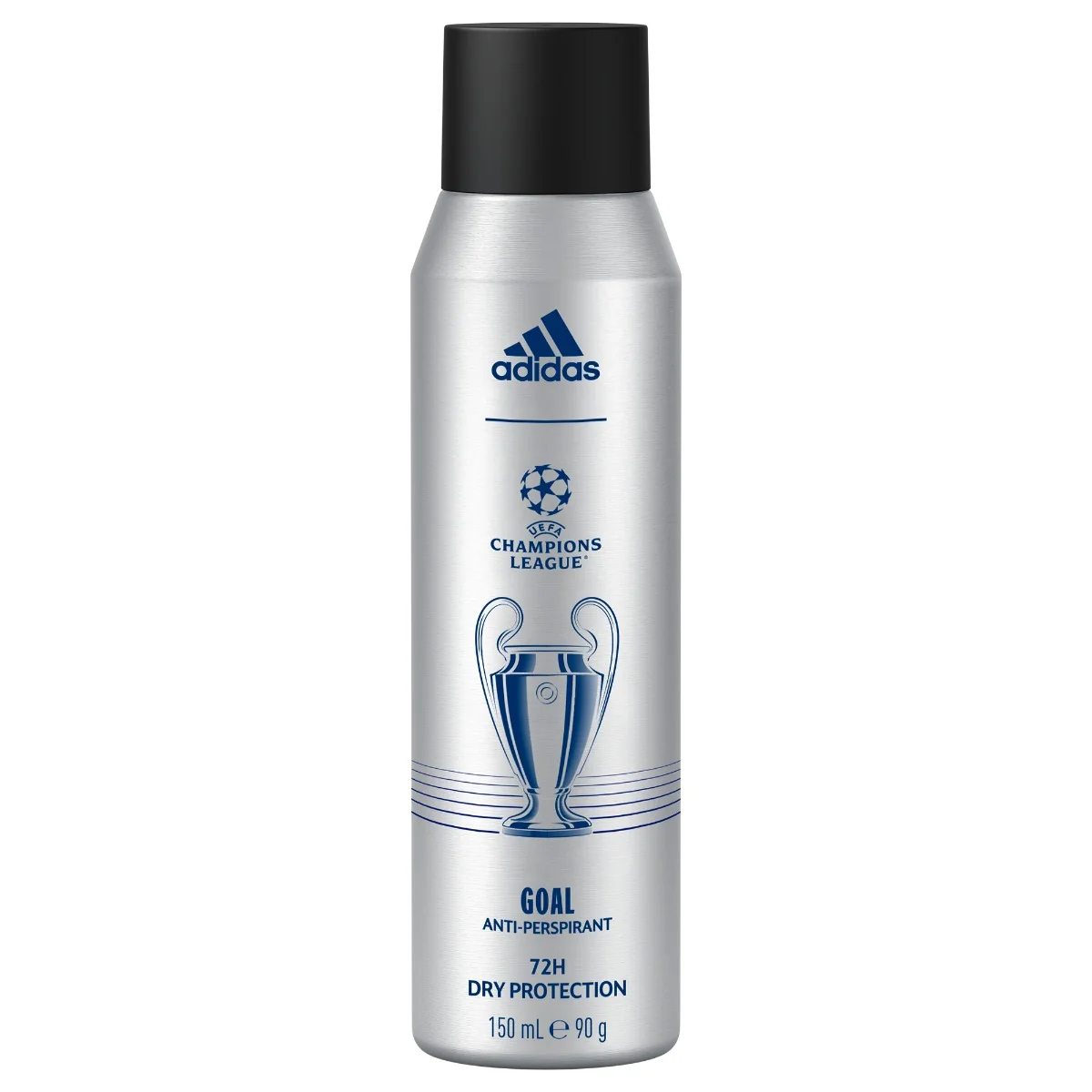 Deodorant antiperspirant pentru barbati UEFA Goal Edition, 150ml, Adidas