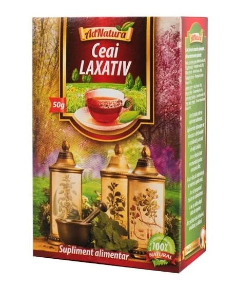 Ceai laxativ, 50g, AdNatura