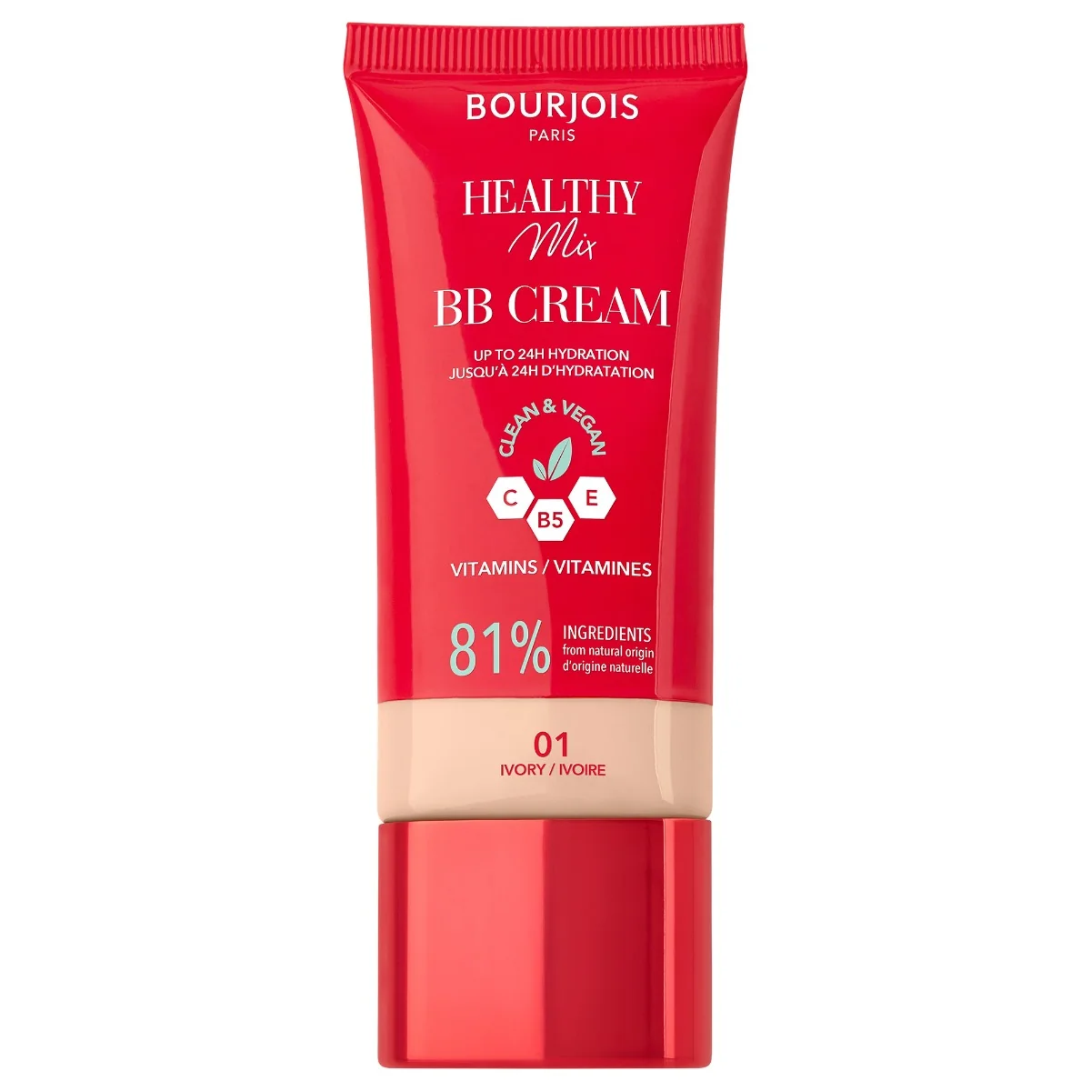 BB Cream Healthy Mix 01 Ivory, 30ml, Bourjois 