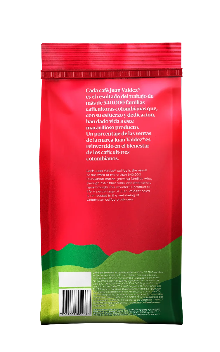 Cafea premium boabe Cumbre, 454g, Juan Valdez 