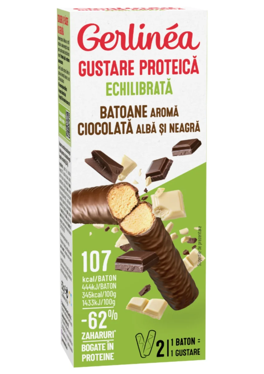 Mini pack batoane duo ciocolata, 62g, Gerlinea 