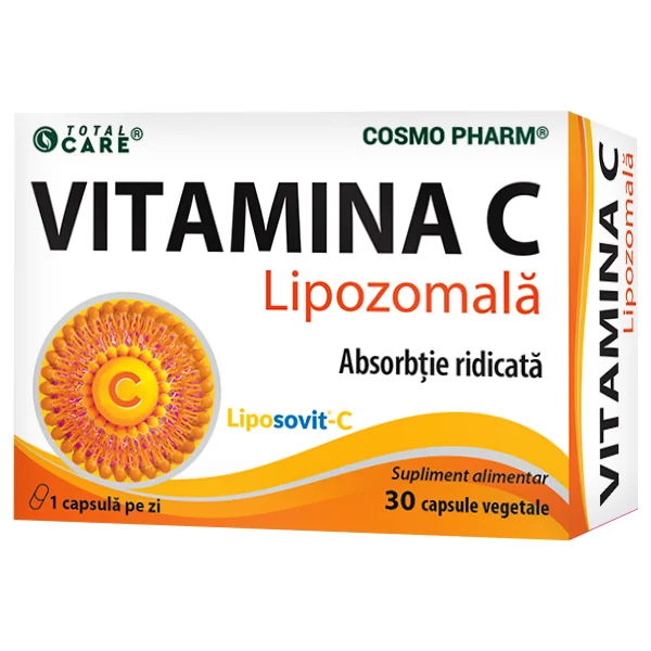 Vitamina C lipozomala, 30 capsule, Cosmopharm