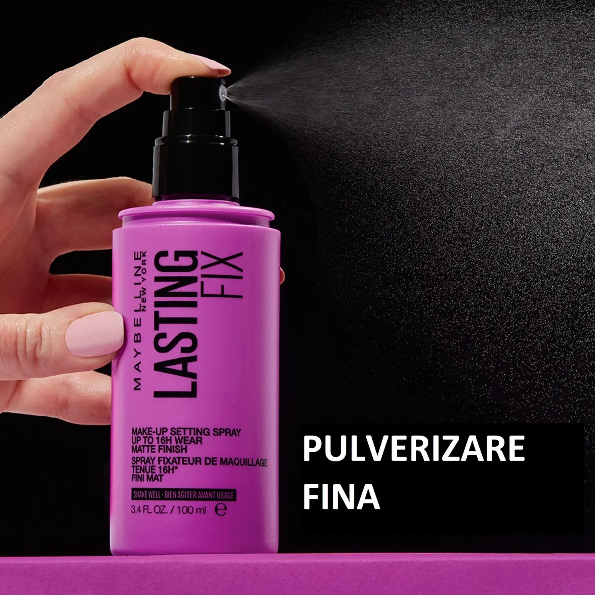 Spray pentru fixarea machiajului Lasting Fix, 100ml, Maybelline 