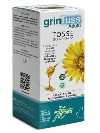 Sirop de tuse pentru adulti GrinTuss, 210ml, Aboca