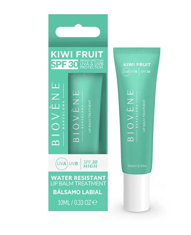 Balsam de buze hidratant SPF30 cu Kiwi, 10ml, Biovene 