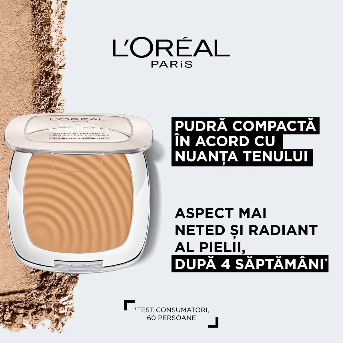 Pudra compacta True Match 2N Vanilla, 9g, L'Oreal Paris 