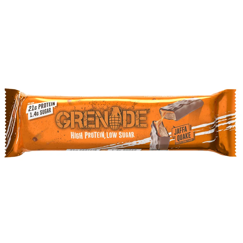 Baton proteic Jaffa Quake, 60g, Grenade