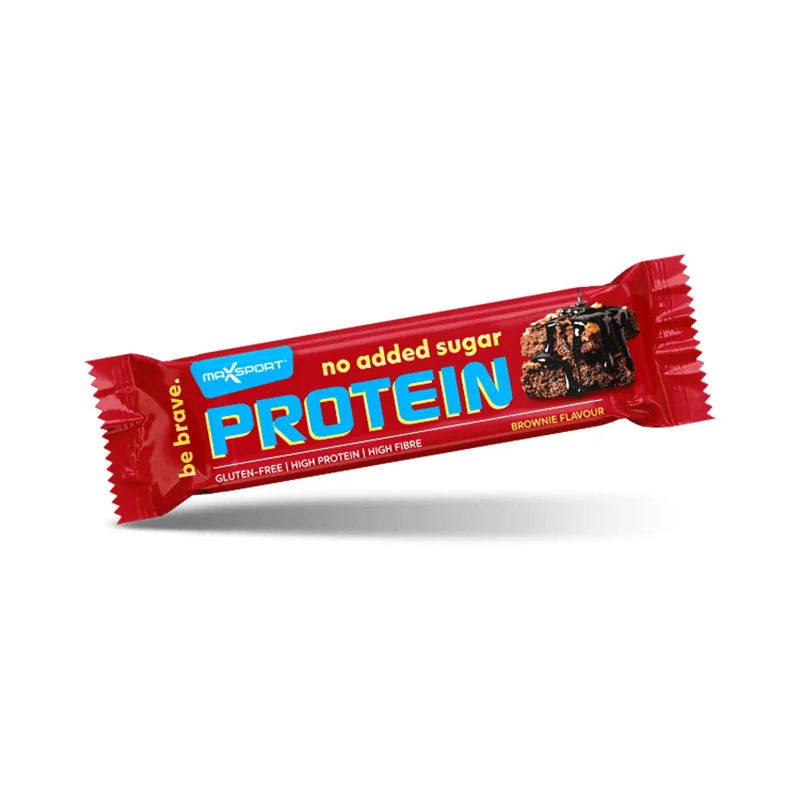 Baton proteic cu ciocolata fara gluten si fara zahar, 40g, Maxsport