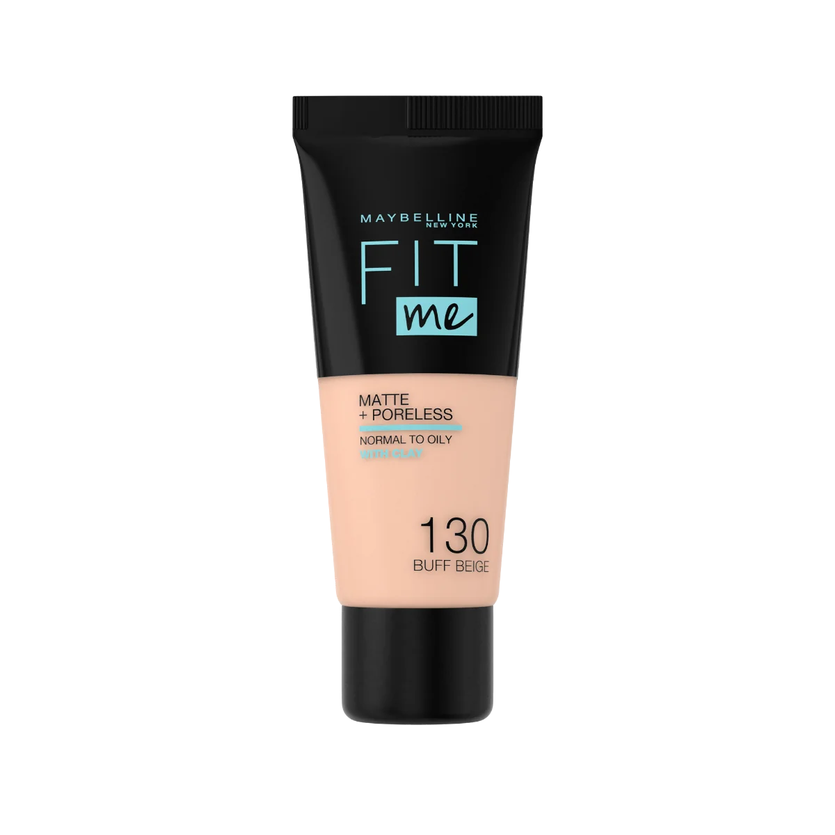 Fond de ten Matte & Poreless 130 Buff Beige Fit Me, 30ml, Maybelline 