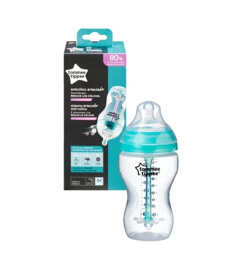 Biberon anticolici Advanced +3 luni, 340ml, Tommee Tippee