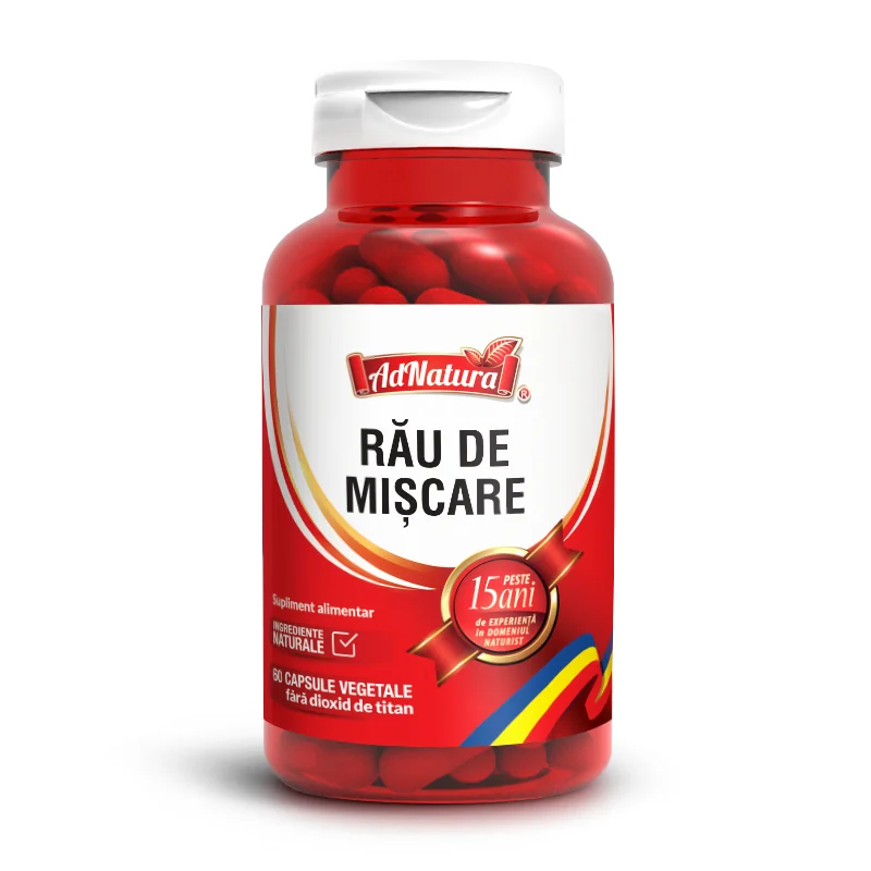 Rau de miscare, 60 capsule, AdNatura