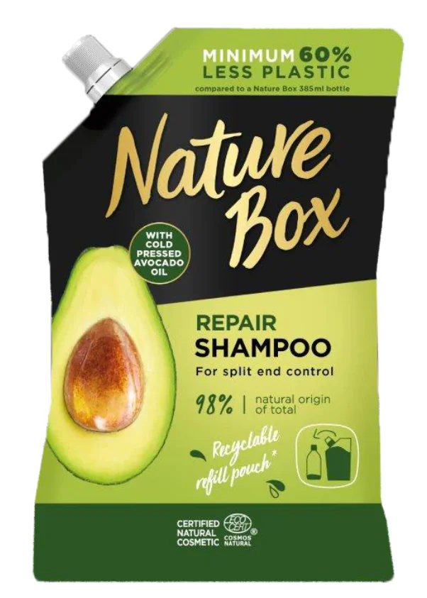 Rezerva sampon cu ulei de avocado, 500ml, Nature Box