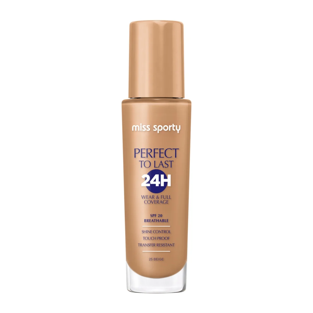 Fond de ten Perfect To Last 24H 25 Beige, 30ml, Miss Sporty 