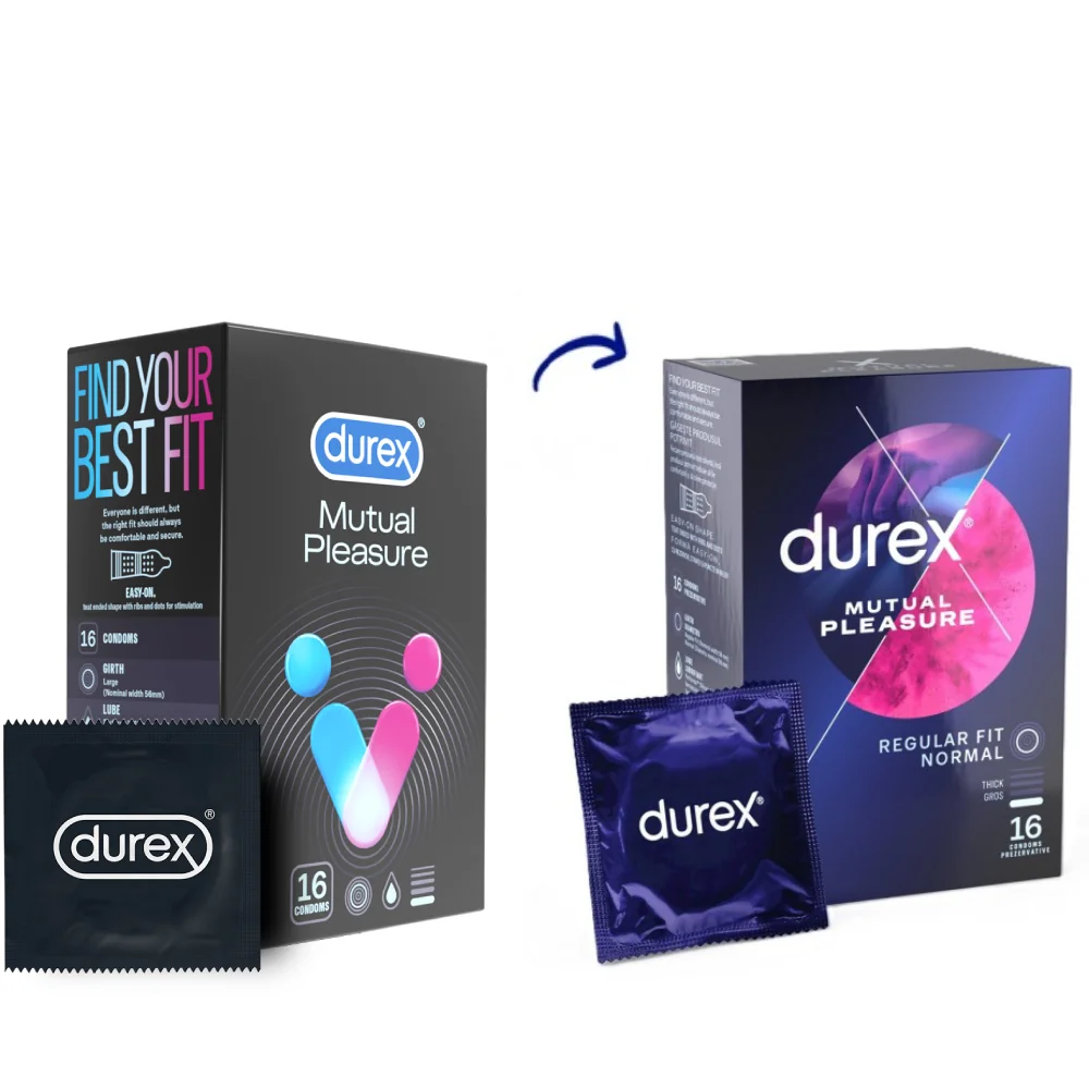 Prezervative Mutual Pleasure, 16 bucati, Durex 