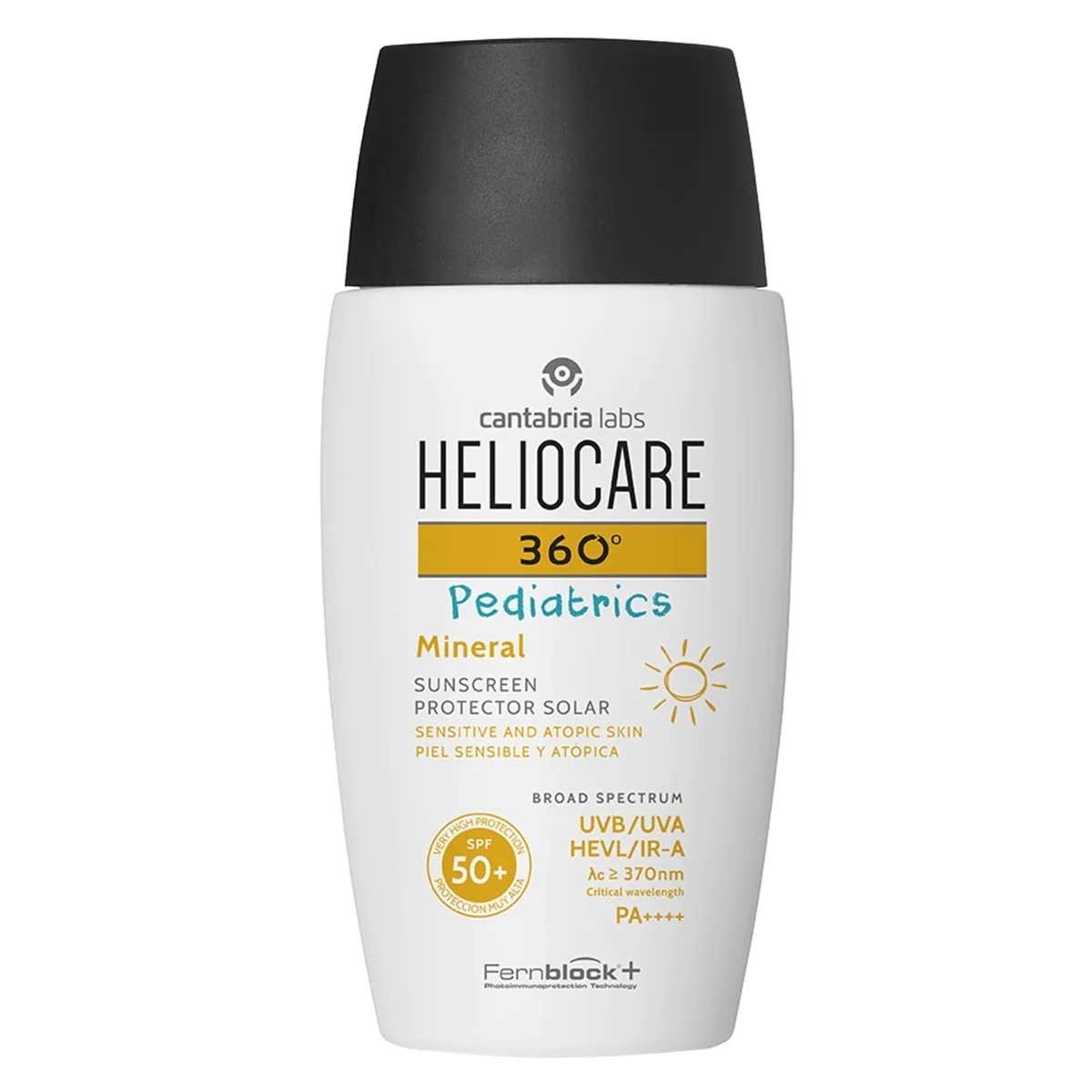 Fluid pediatrics mineral SPF50+ Heliocare 360º, 50ml, Cantabria Labs 