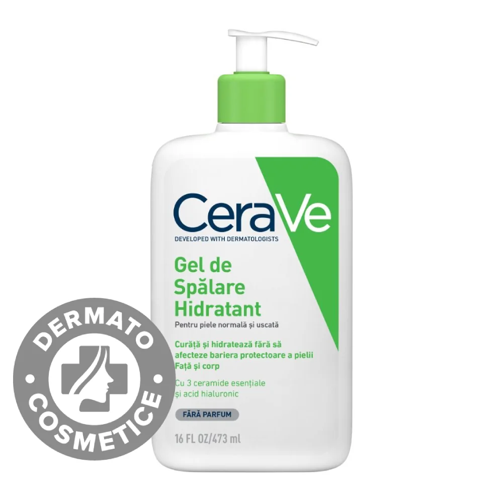 Gel de spalare hidratant piele normala-uscata, 473ml, CeraVe