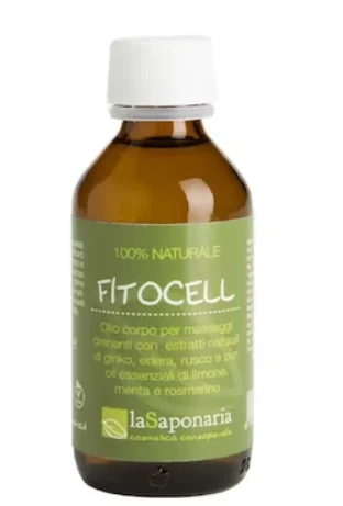 Ulei de masaj 100% natural Fitocell, 100ml, La Saponaria