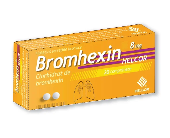 Bromhexin 8mg, 20 comprimate, AC Helcor