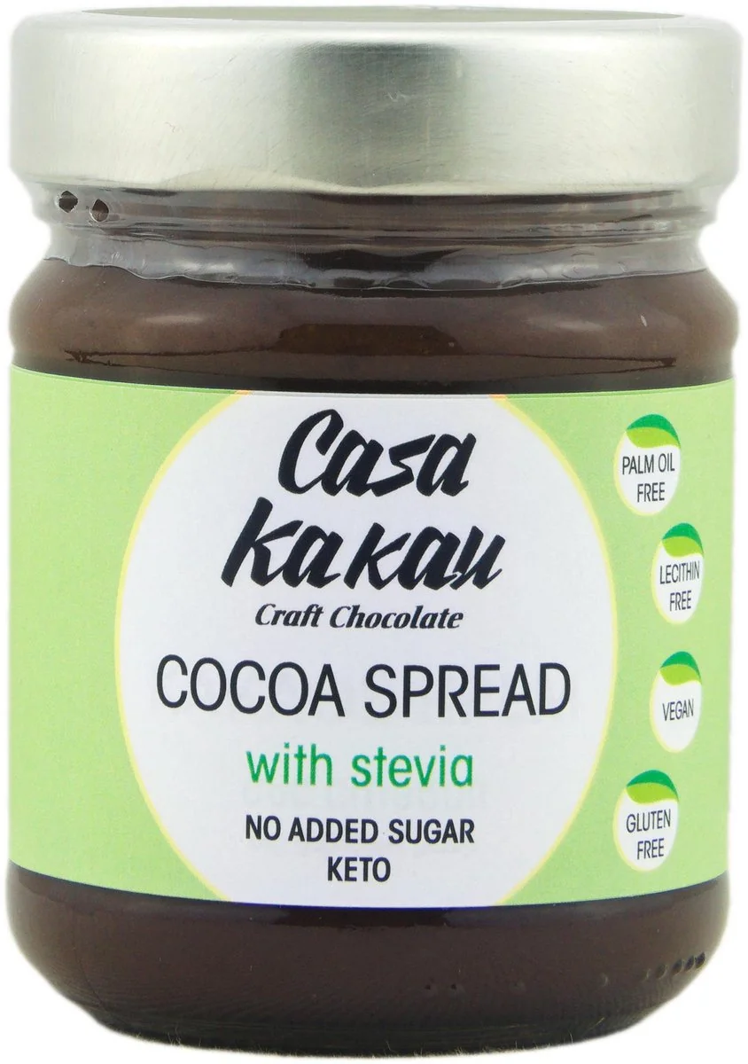 Crema de cacao cu stevie, 200g, Casa Kakau