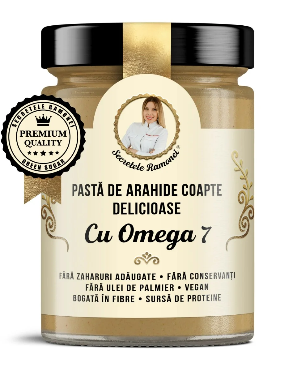 Pasta de arahide cu Omega 7, 350g, Laboratoarele Remedia