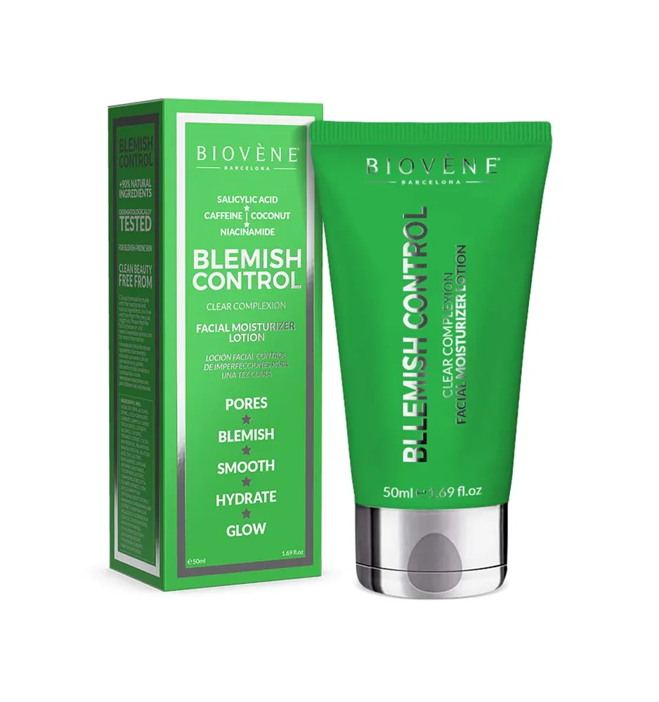 Lotiune hidratanta pentru ten acneic Blemish Control, 50ml, Biovene 