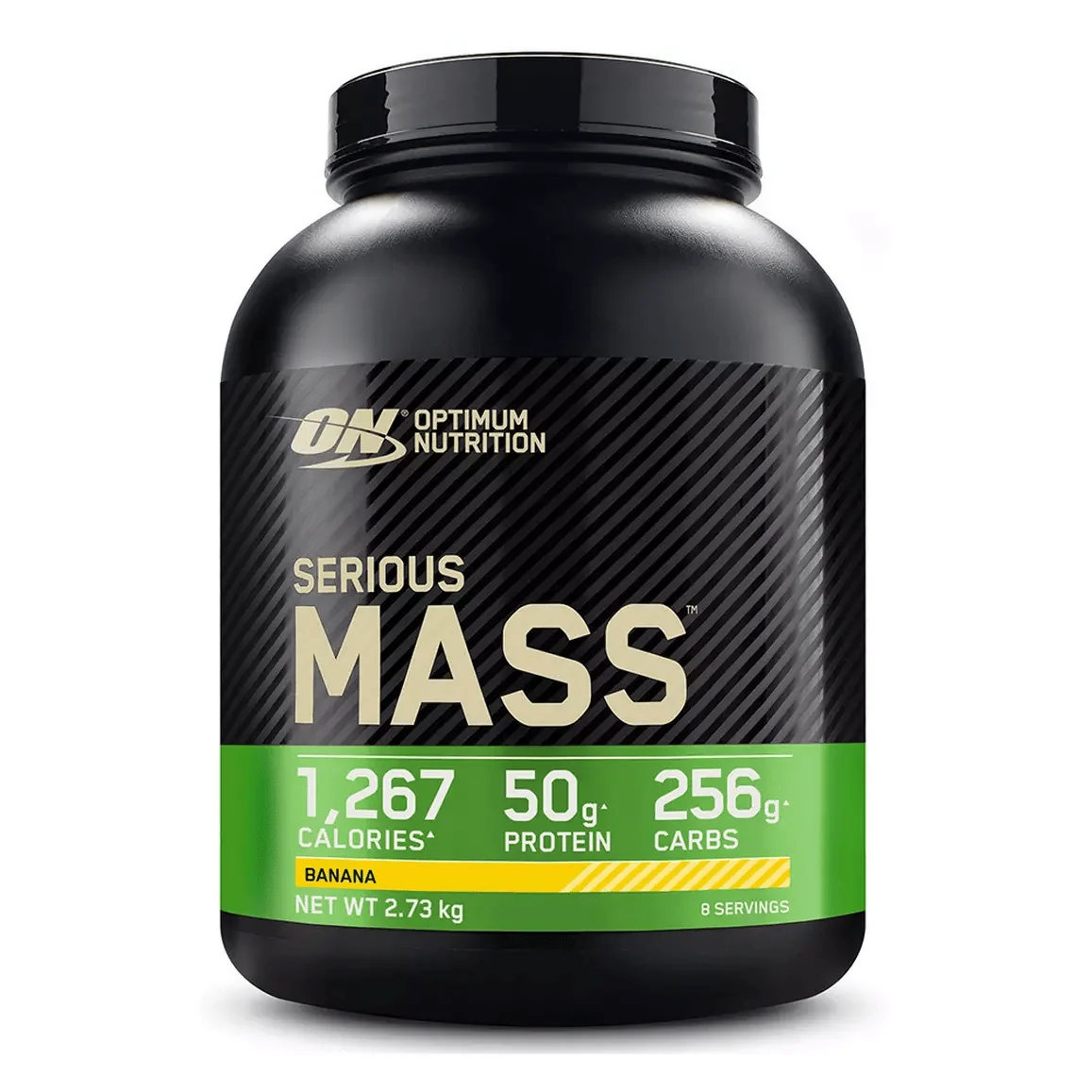 Gainer proteine Serious Mass cu aroma de banana, 2.73kg, Optimum Nutrition