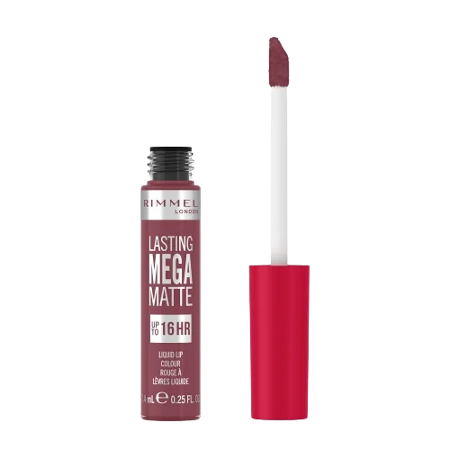 Ruj lichid Lasting Mega Matte 900 Ravishing Rose, 7.4ml, Rimmel London ​