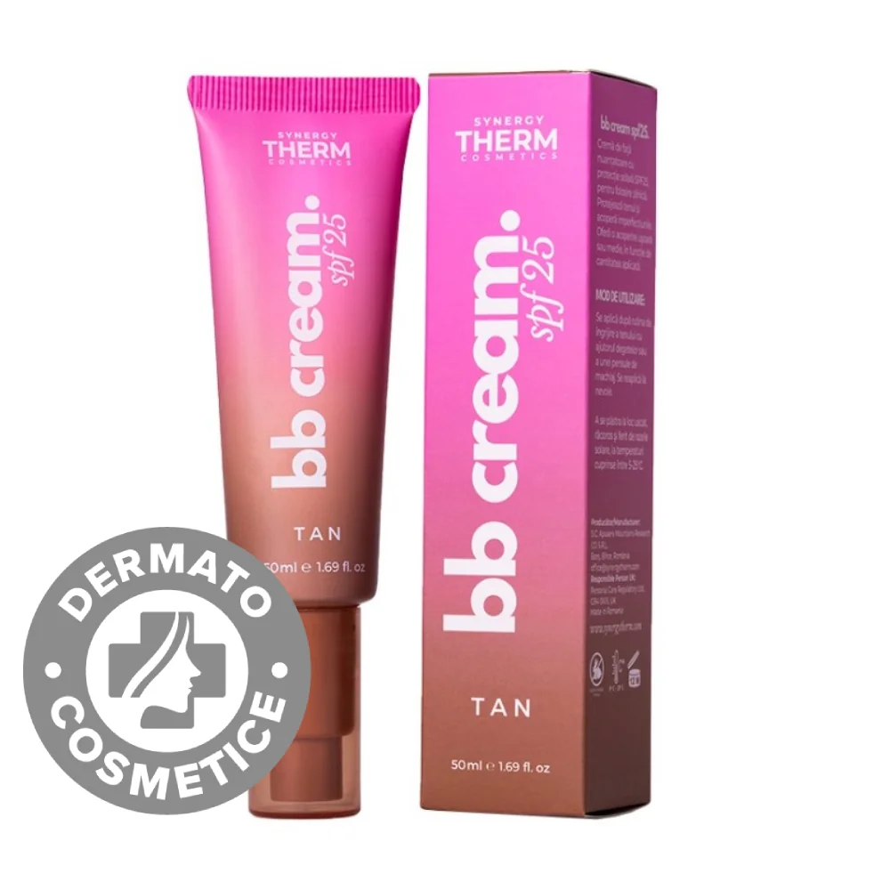 BB cream cu SPF 25 Tan, 50ml, Synergy Therm 