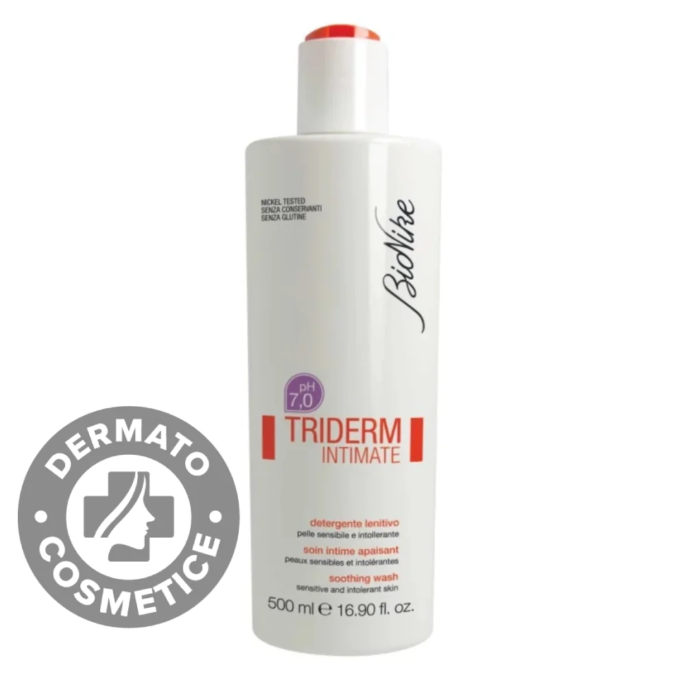 Gel intim de curatare pH 7.0 Triderm Intimate, 500ml, Bionike