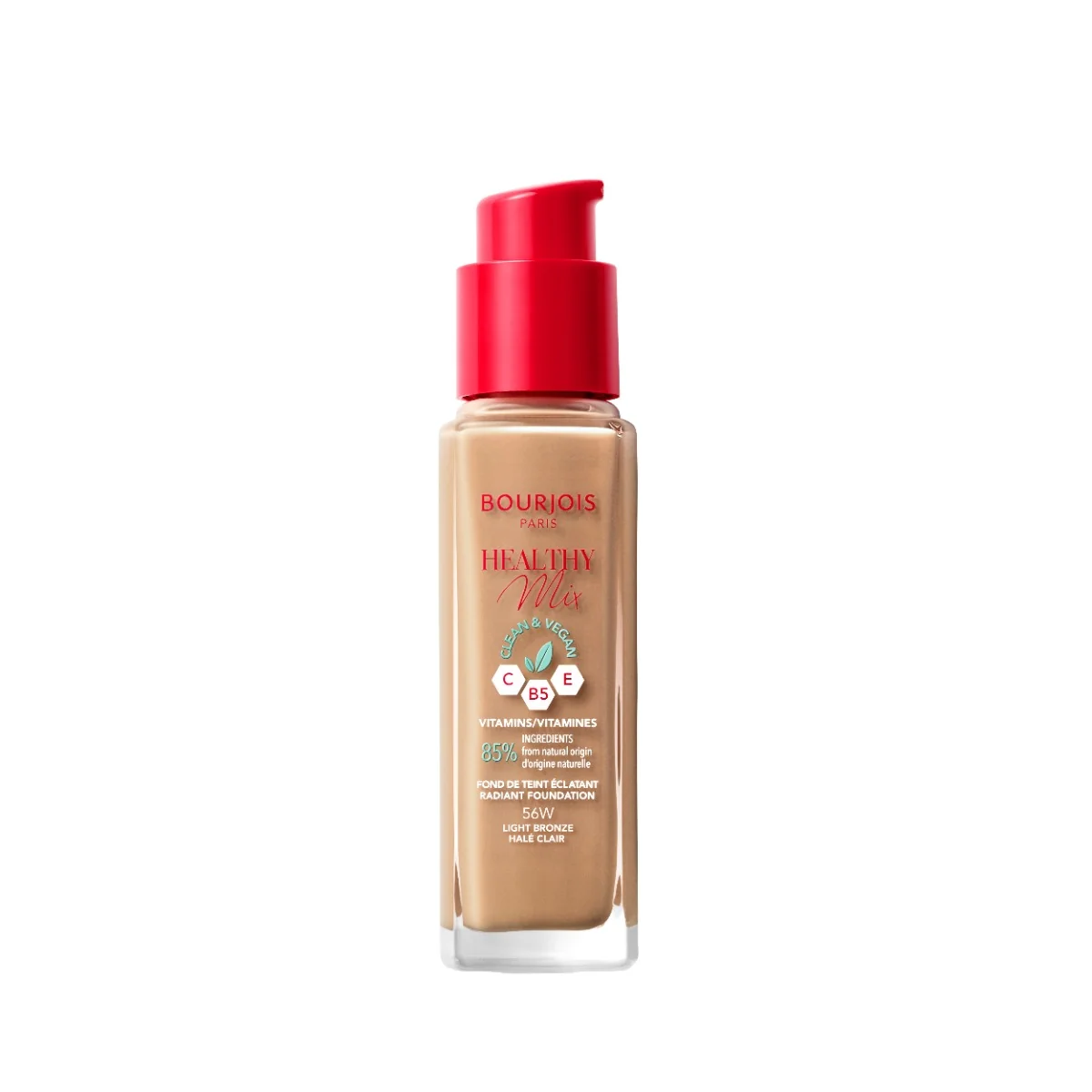 Fond de ten Healthy Mix 56 Light Bronze, 30ml, Bourjois 